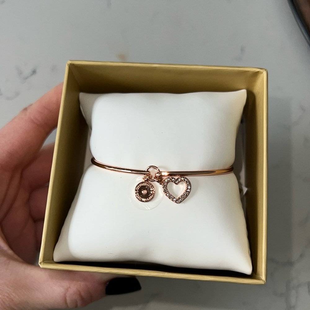 Michael Kors rose gold cuff bracelet